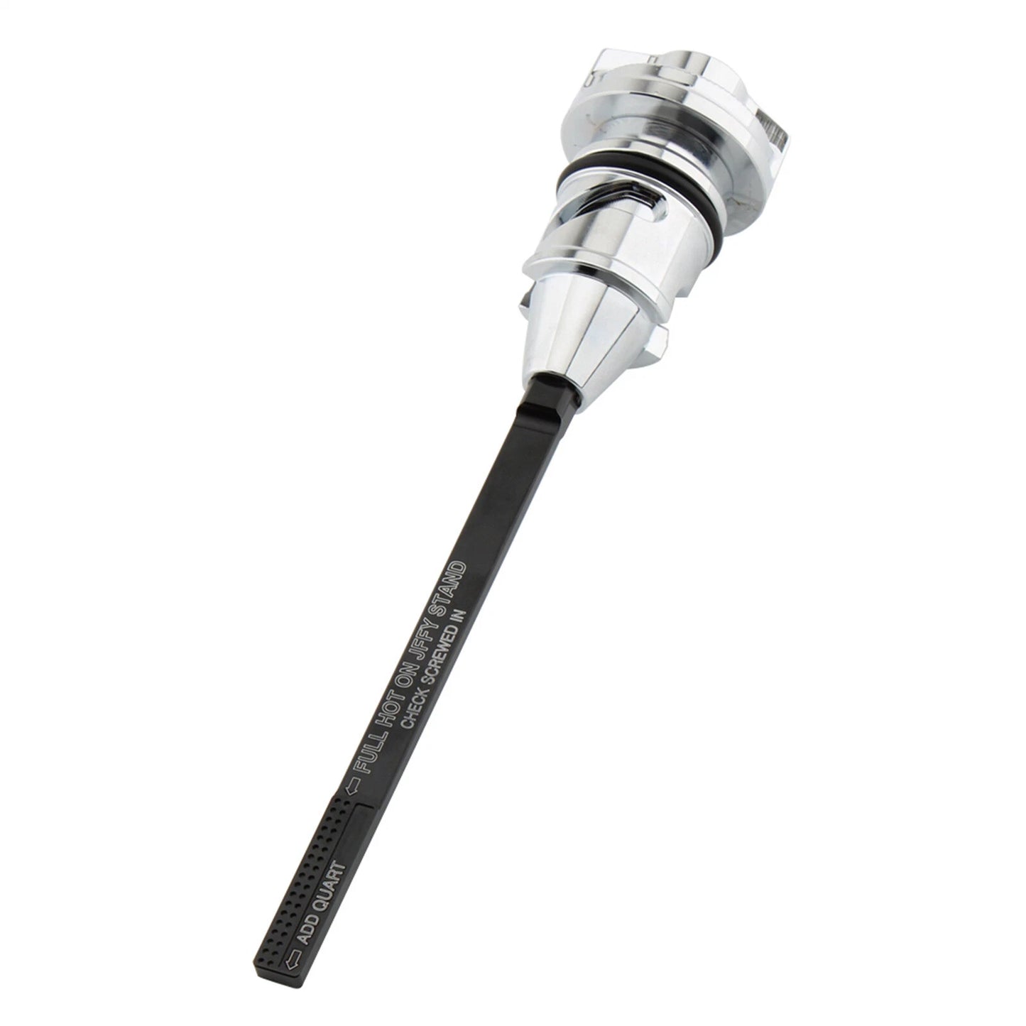 1pc Chrome Aluminum Oil Dipstick Fill Plug for Harley Softail Fat Boy (2000-2023)