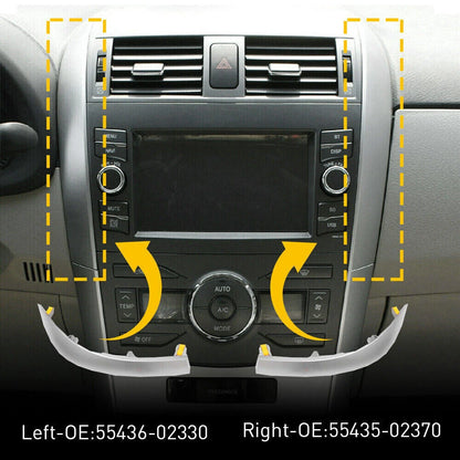 Car Upper Side Central Dashboard Trim for Toyota Corolla (2009-2013)