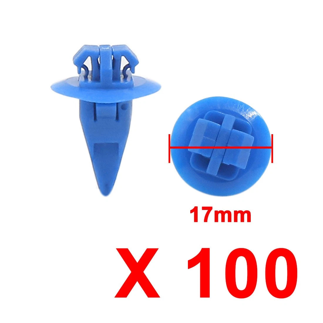 100pcs Wheel Flare Clip Retainer Fasteners for Toyota