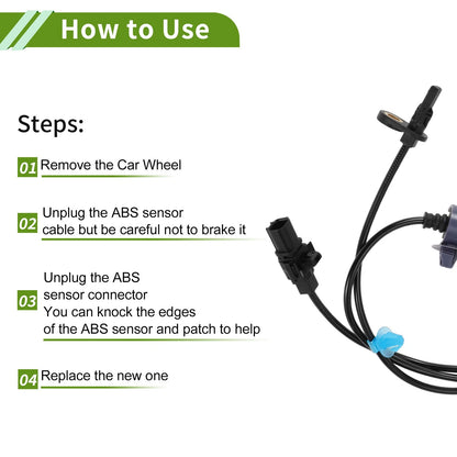ABS Wheel Speed Sensor for Acura RDX Rear Right (2013-2018)