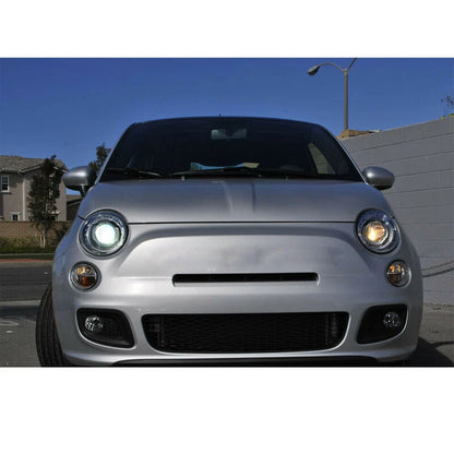 Fog Light Set for 2012-2018 Fiat 500 Clear Driving Lamps Left Right Side