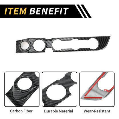 Carbon Fiber Console AC Switch Button Control Trim for Toyota Tacoma (2016-2023)