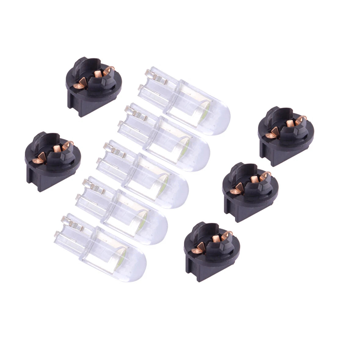 5 x T10 COB LED License Plate & Interior Light Bulbs for Car