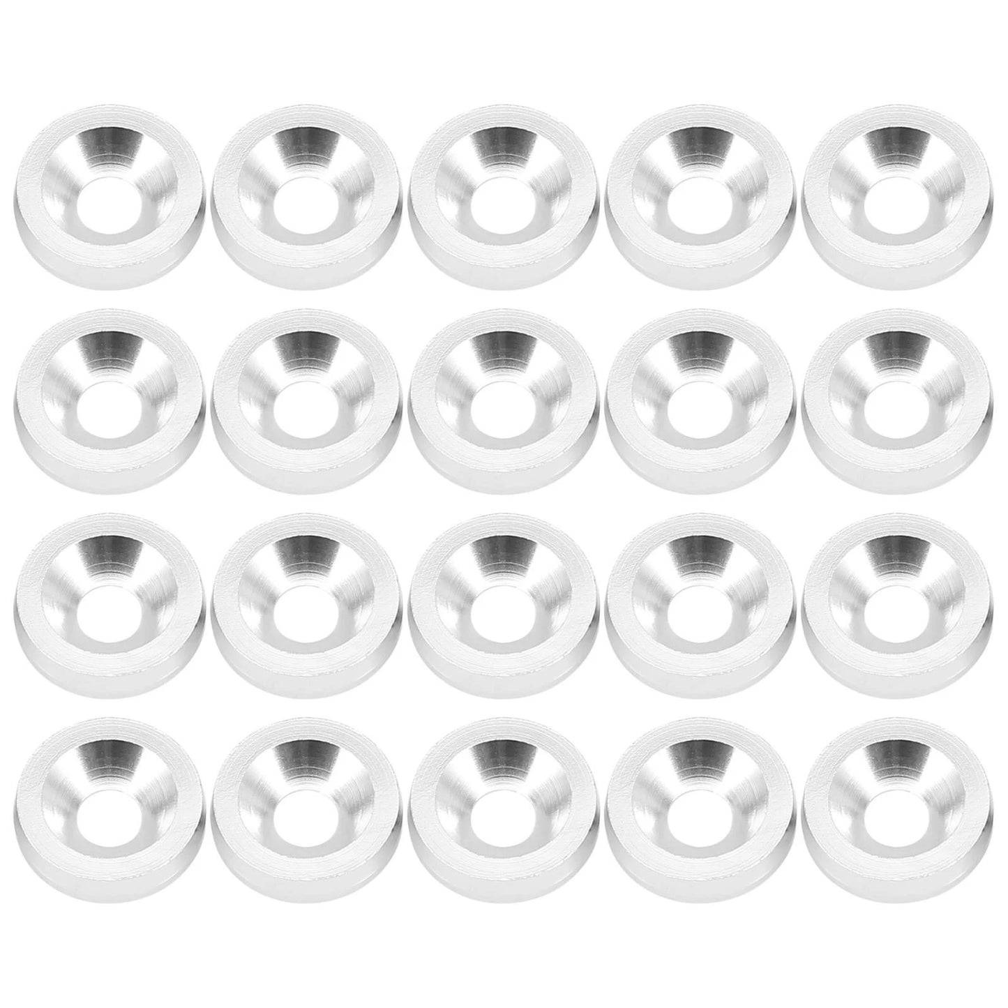 20pcs M6 Fender Bumper Washer Bolt Engine Fastener for Car/Motorcycle