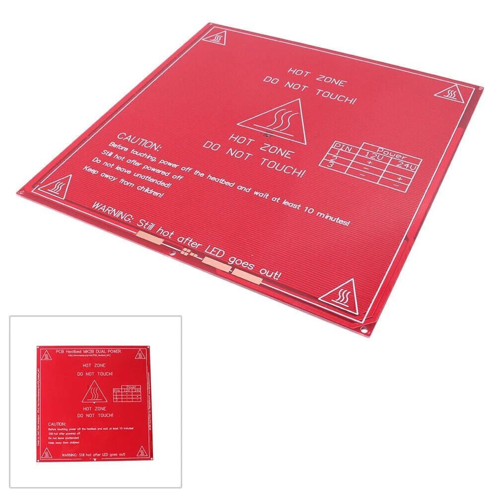 MK2a Heated Heat Bed for Prusa & Mendel RepRap 3D Printer (2012-2023)