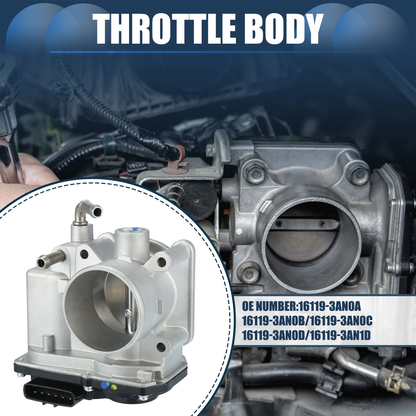 Throttle Body Actuator for Nissan Versa 1.6L (2012-2013)