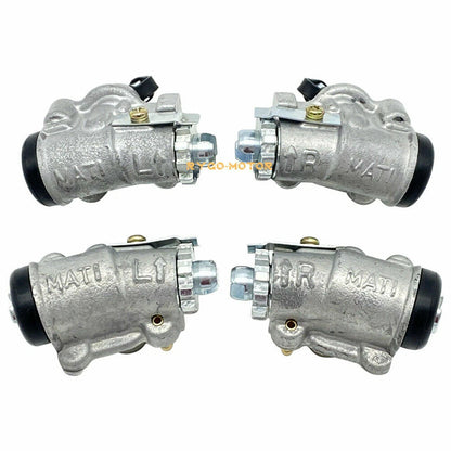 4 x Front Brake Wheel Cylinders W/Shoes for Honda Foreman 450 TRX450 (1998–2004)