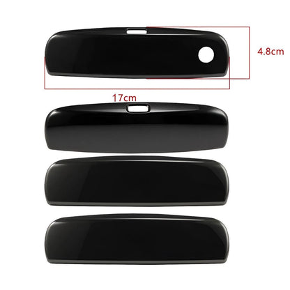 4pc Exterior Door Handle Trim Bezel for Dodge Charger (2011-2021)