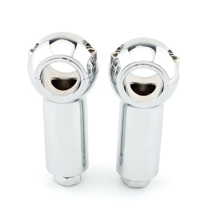 3" Chrome Handlebar Risers for Harley Davidson Cruisers