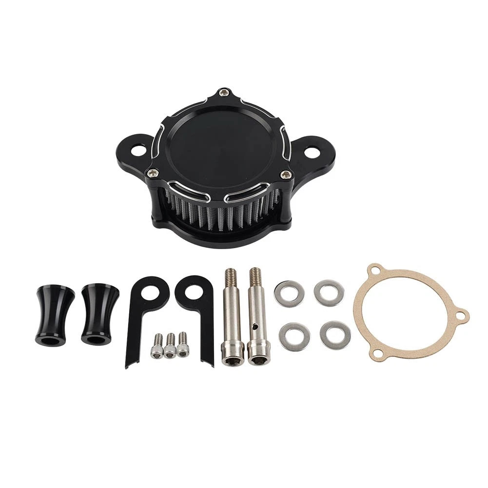 Air Cleaner Filter Kit Gray for Harley Dyna FXDLS FLSTNSE Softail (2016-2020)