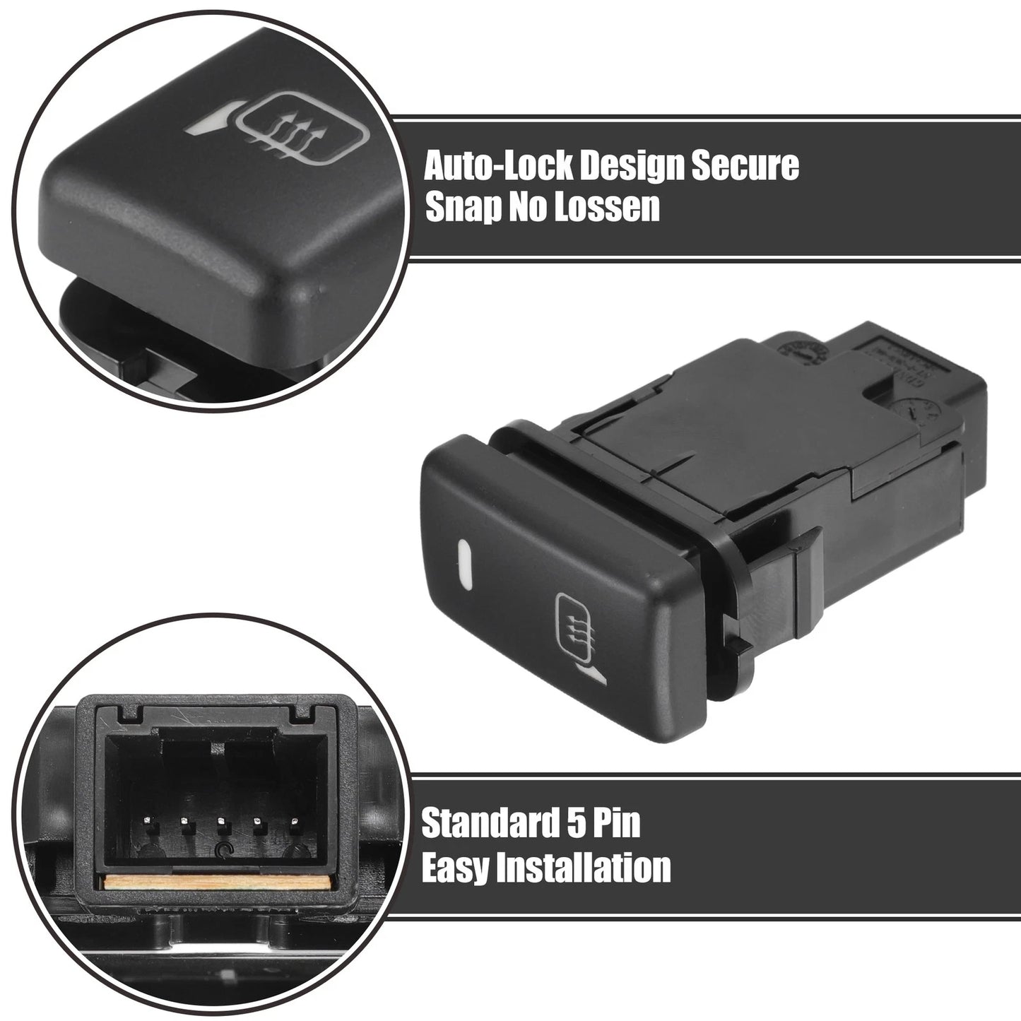 Rearview Mirror Heating Switch for Toyota Alphard (2015-2023)