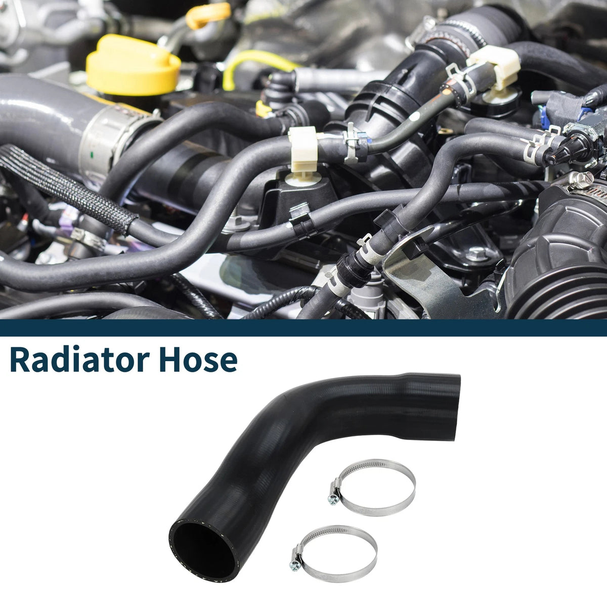 Radiator Heater Hose for Volvo S60 II (2009-2015) 1 x Rubber