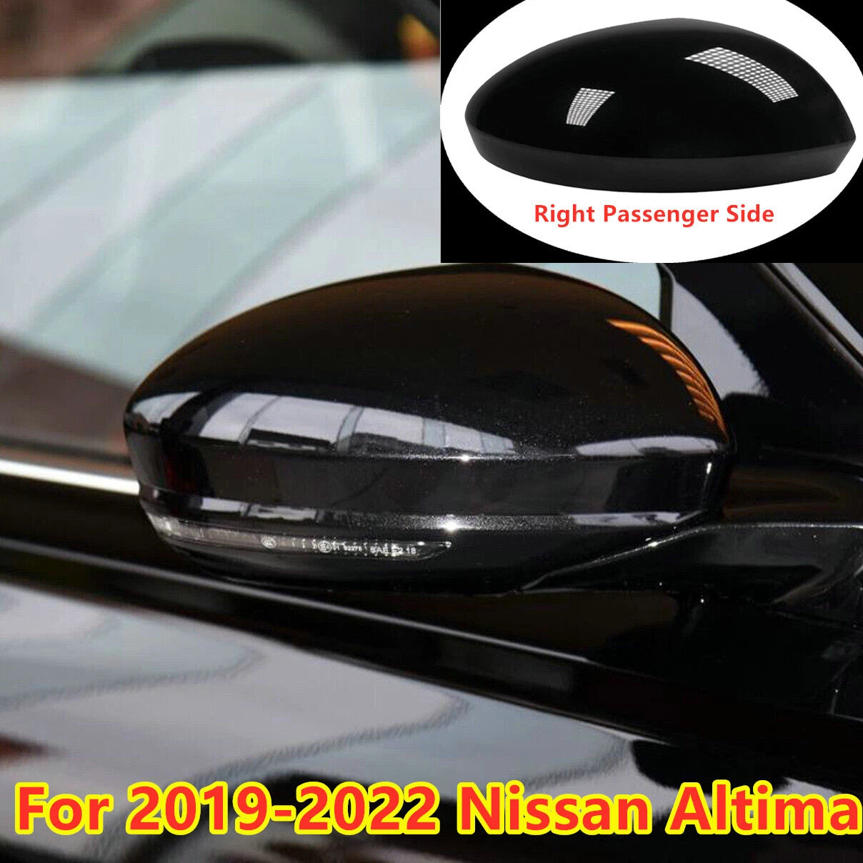 Right Passenger Side Mirror Cap Cover for Nissan Altima (2019–2022)