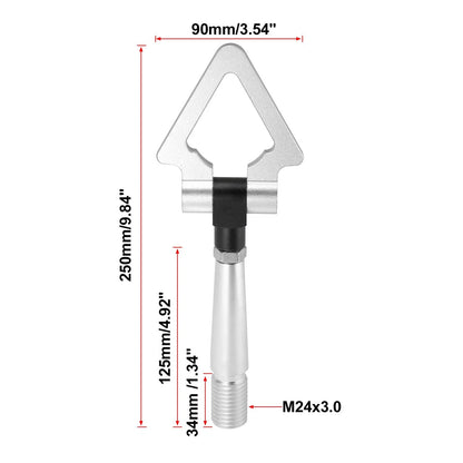 Tow Hook Screw for Mitsubishi Lancer EVO X (2008-2015) Silver Tone