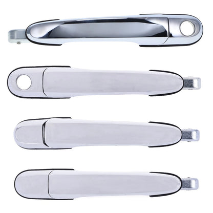 4pc Front/Rear Left+Right Chrome Door Handles for Hyundai Tucson (2004–2010)
