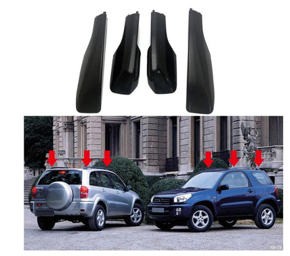 4 Pcs Black Roof Rack Cover for Toyota RAV4 XA20 (2001-2005)