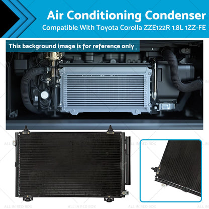 Air Conditioning Condenser for Toyota Corolla ZZE122R 1.8L 1ZZ-FE (01-07)