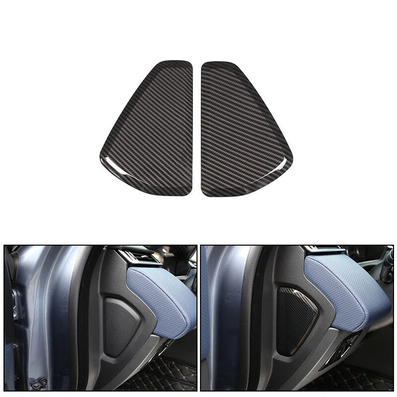 Carbon Fiber Side Dashboard Console Panel Cover Trim For Range Rover Velar