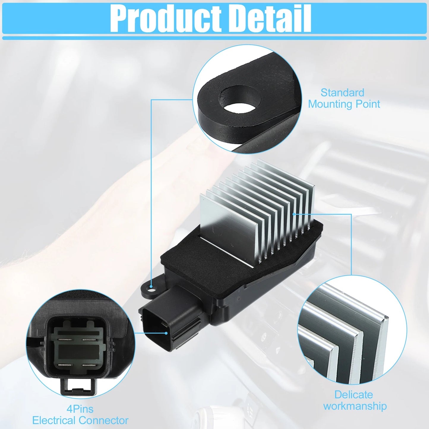 HVAC Heater Blower Motor Resistor for Ford F-150 (2004-2008)