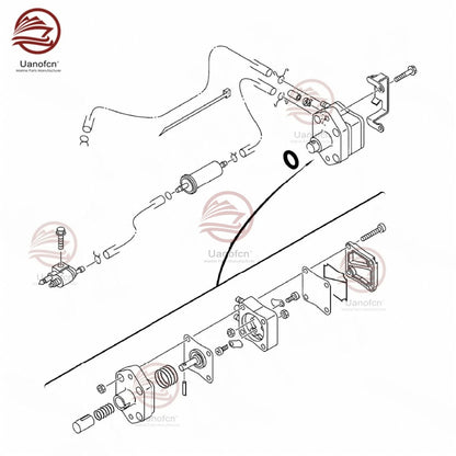 Fuel Pump Assembly for Yamaha 4-Stroke 25-60HP Models 62Y/62Y/25-60HP