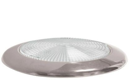 LED Stainless Cabin Slim Light Marine Warm White 132mm Diameter