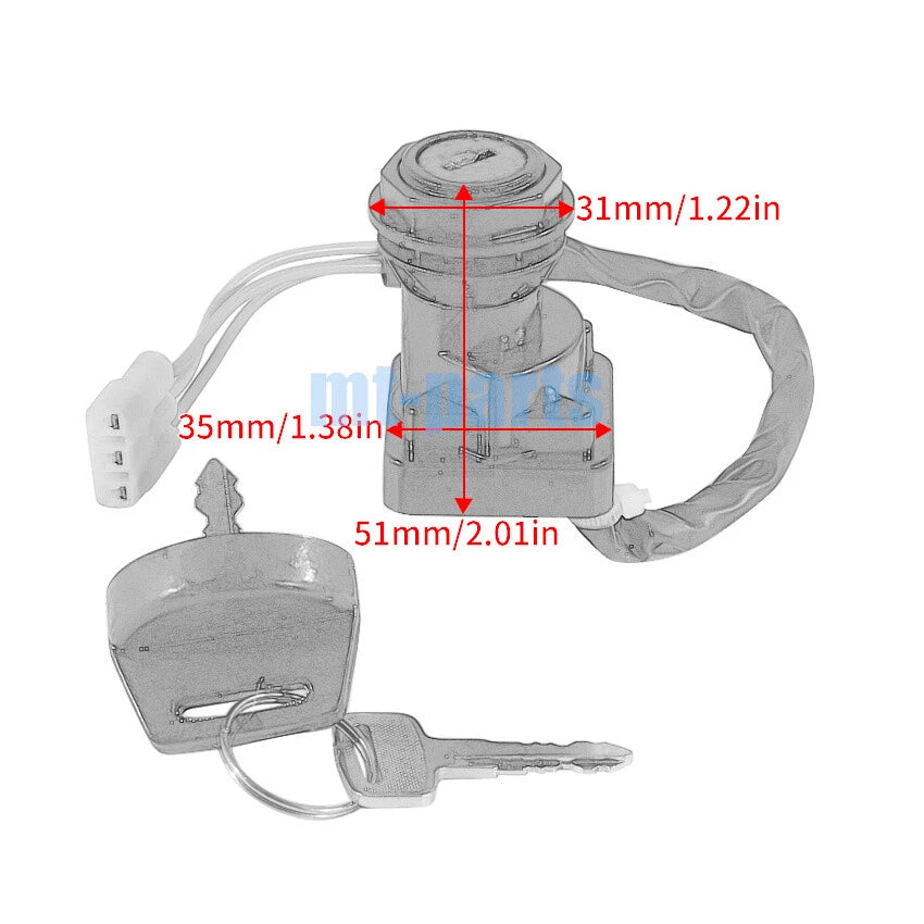 Ignition Switch & Keys for Arctic Cat ATV 375 AUTO 4X4 (2000-2005)