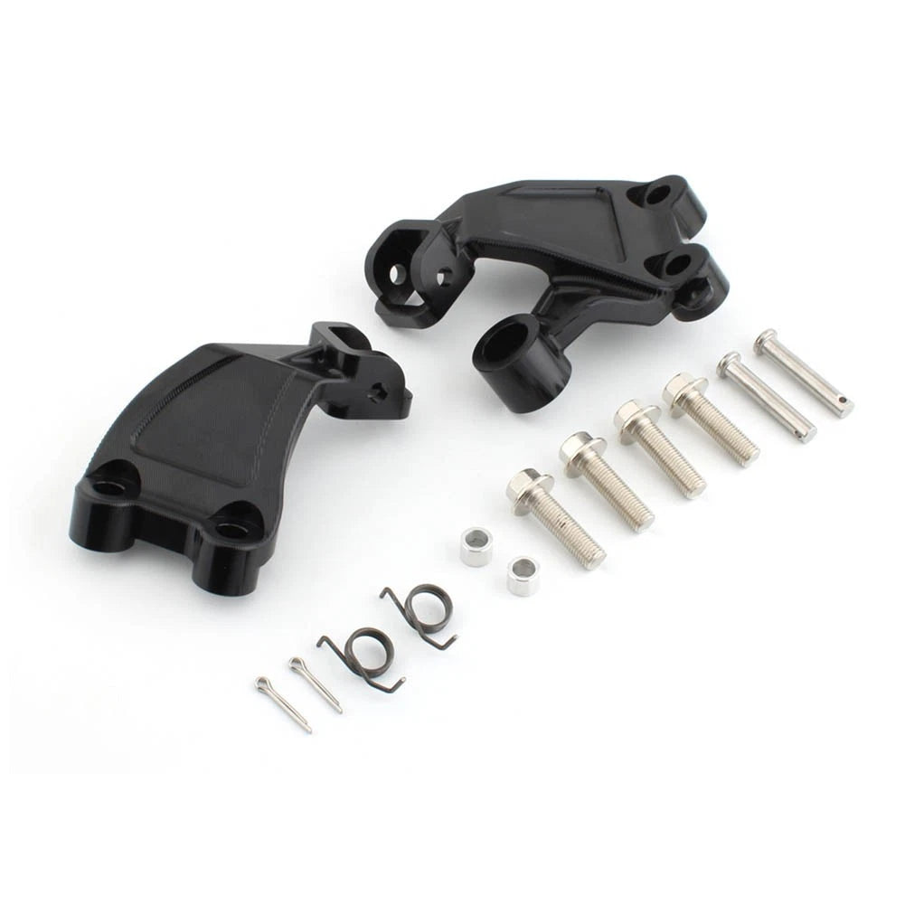 Rider Footrest Pegs Mount Bracket for Yamaha Vmax 1200 (1985-2007)
