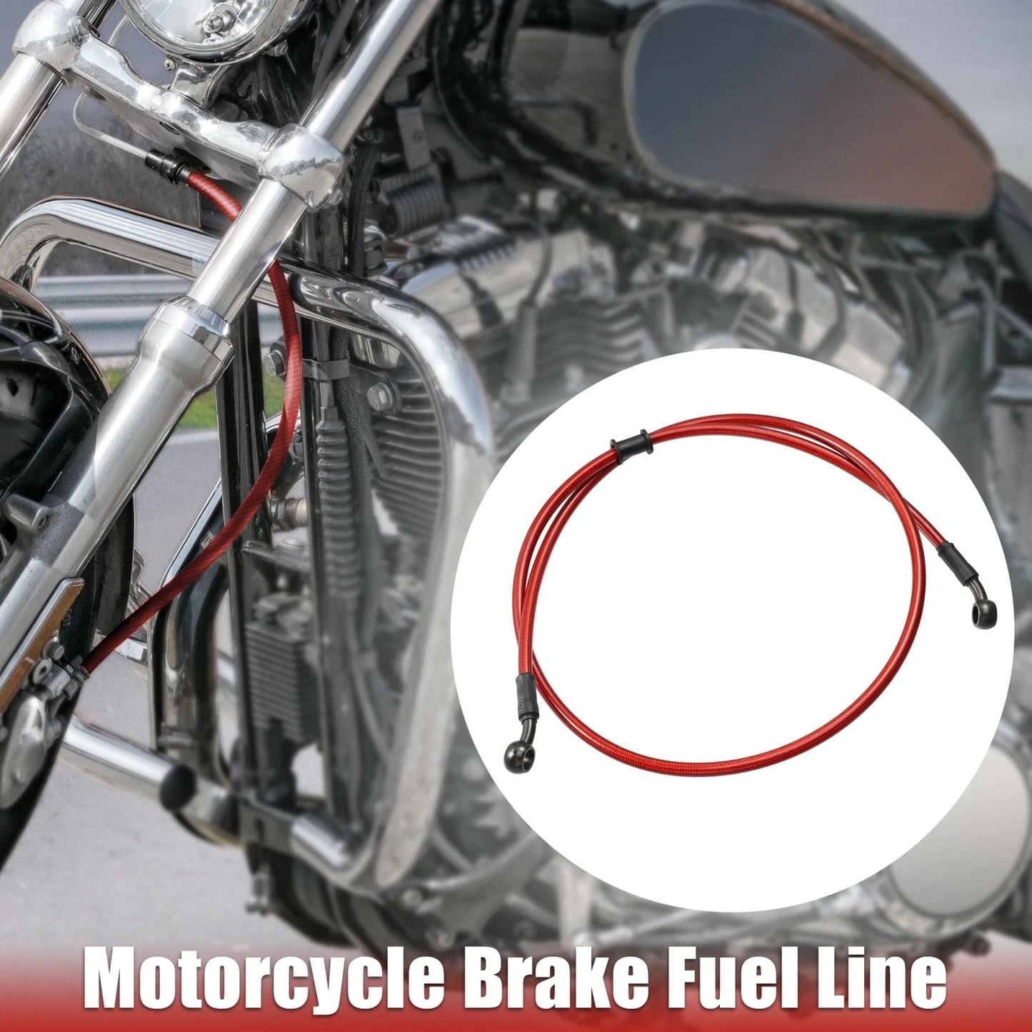 Brake Clutch Oil Hoses Line Pipe 120cm 10mm for Motorcycle Dirt Bike ATV