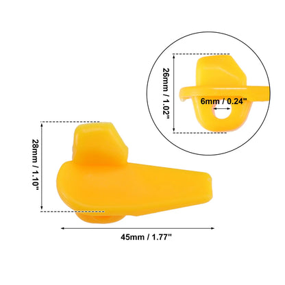5 x Tire Changer Demount Head Plastic Insert 1.77x1.10x1.02 in for Motorcycle