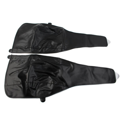 Black PU Leather Rear Trike Fender Bra for Harley Tri Glide Ultra Classic (2009-2023)