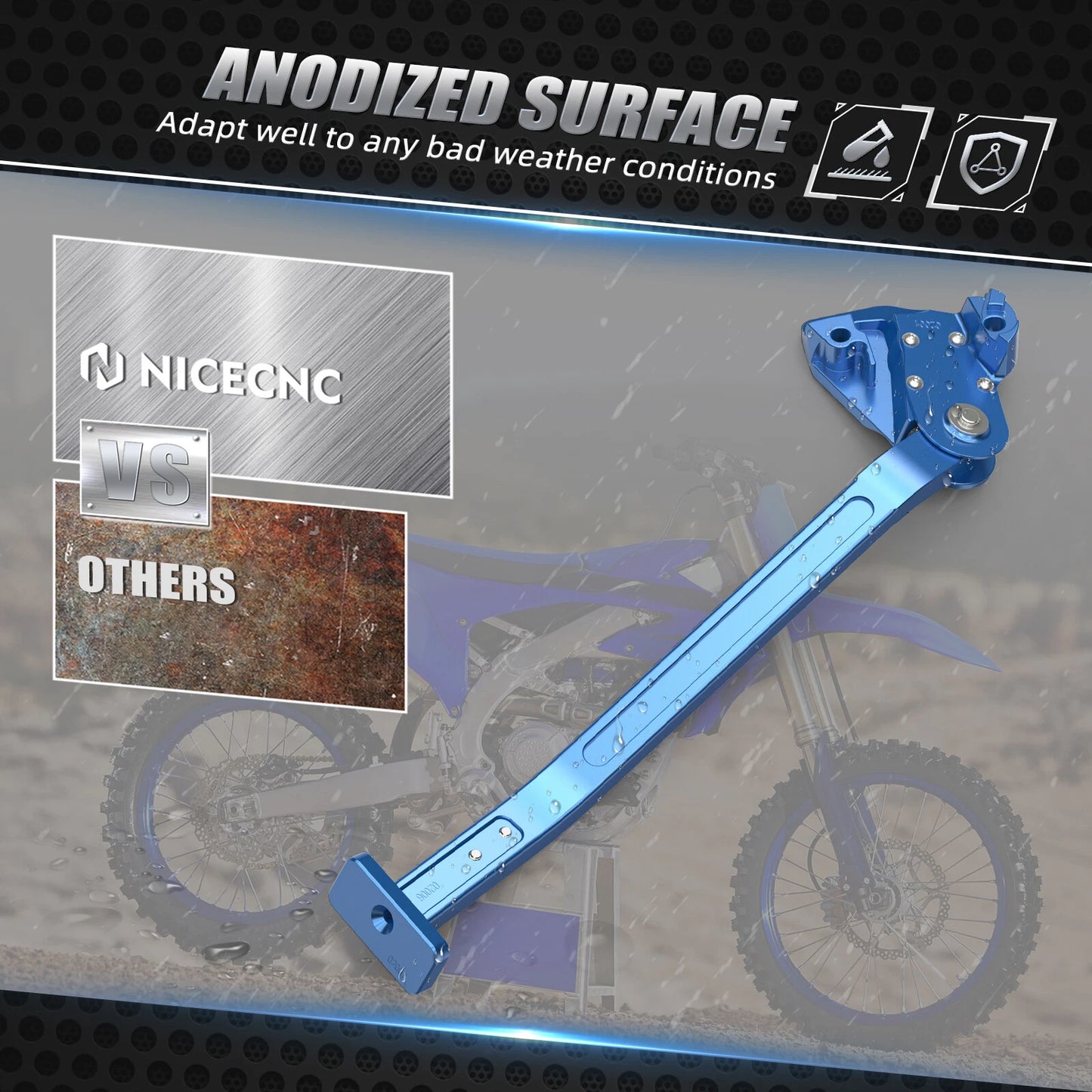 Adjustable Kickstand for Yamaha YZ450F YZ250F (2025)