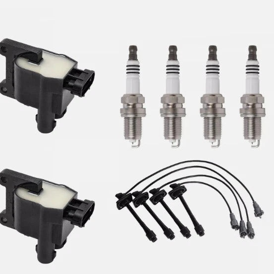 10 x Ignition Coils + Wire + Spark Plugs for Toyota RAV4 (1998–2000)