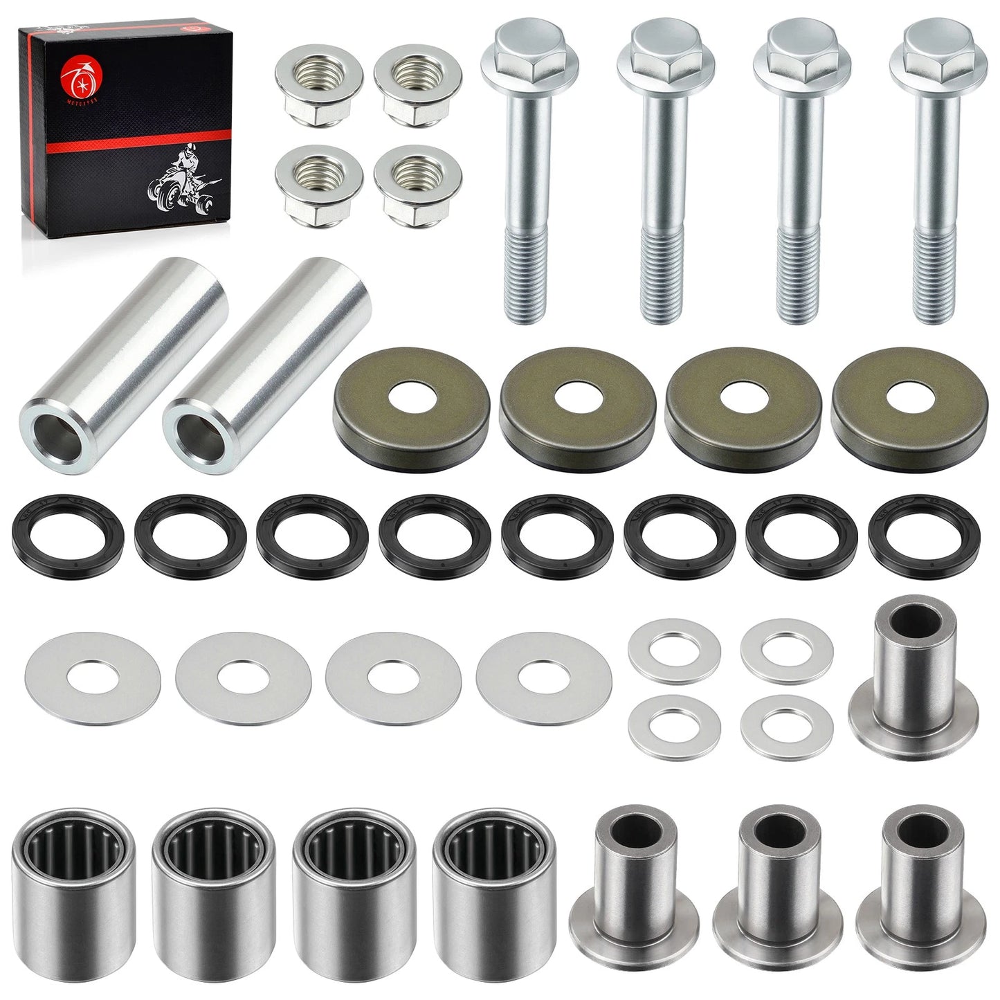 A Arm Bushings Seals Kit for Suzuki Quadsport Z400 LT-Z400 2003-2014