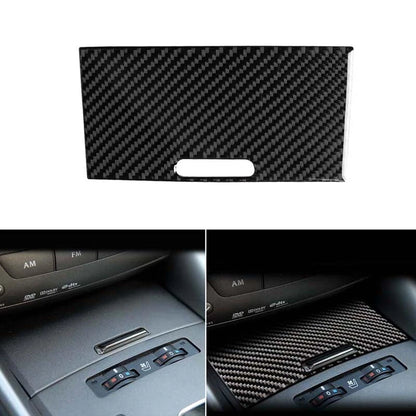 Car Carbon Fiber Cigarette Lighter Panel Cover Trim Fit For Lexus IS 2006-2012
