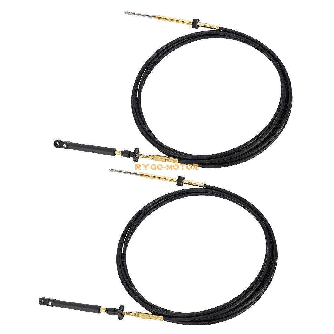 2x Throttle Control Cable for Johnson Evinrude OMC Snap-In Cables (1984–1994)