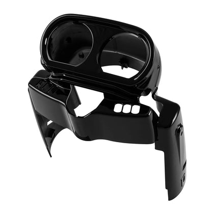 Vivid Black Instrument Housing for Harley Road Glide (2015-2024)