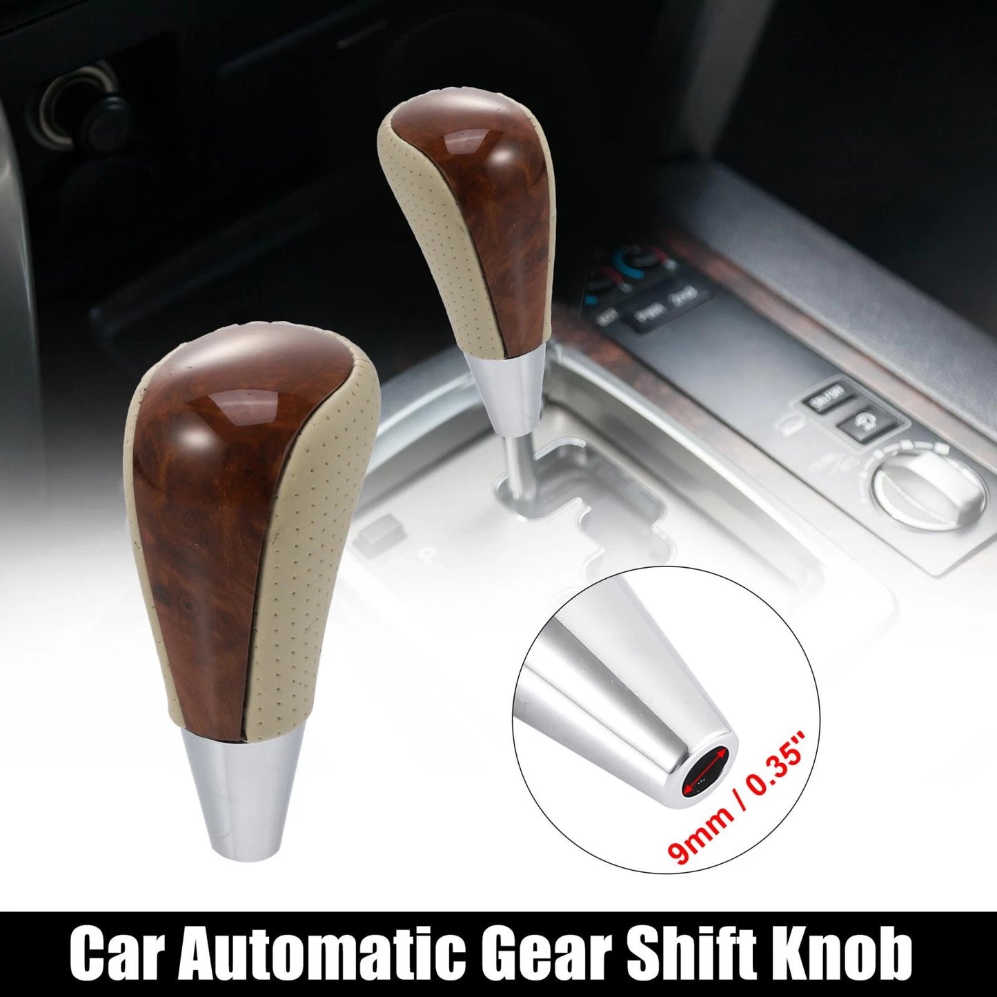 Beige Brown Automatic Gear Shift Knob for Toyota RAV4 Camry Corolla (1997-2023)