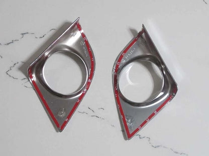 Chrome Front Fog Light Lamp Cover Trim for 2009-2010 Acura TSX Sedan 2 x
