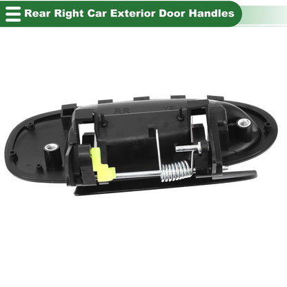 Rear Right Exterior Door Handle for Toyota Avalon (1995-1999) Black