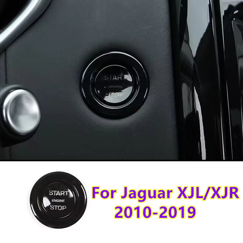 Black Start Button Ignition Ring Trim for Jaguar XJL (2010–2019)