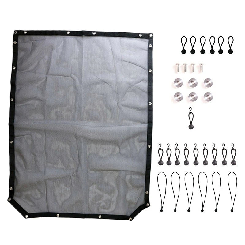 Roof Mesh Sunshade Top Cover UV Protection for Ford Bronco 4 Doors (21-22)