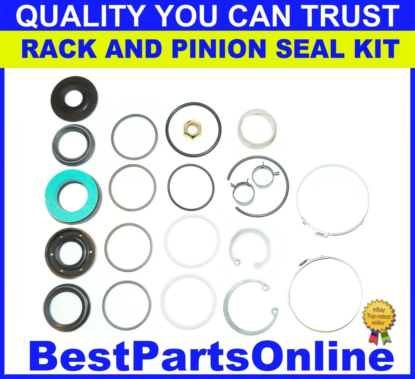 Power Steering Rack and Pinion Seal Kit for Cadillac Deville (1985-1993)