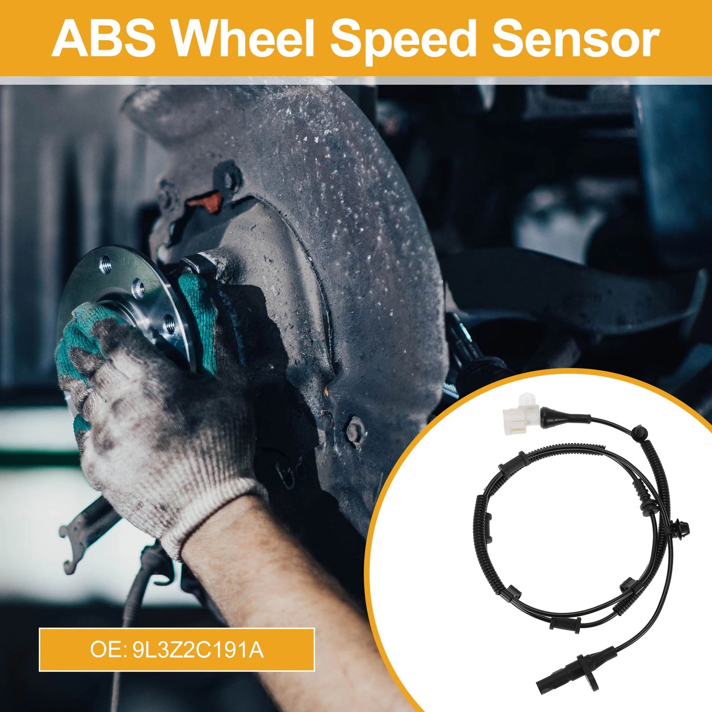 ABS Wheel Speed Sensor for Ford F-150 Pickup (2009-2014) Rear Left