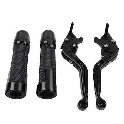 Black Brake Clutch Lever Grip Set for Yamaha FJR XJR 1300 (2001-2008)