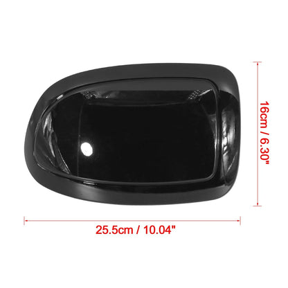 Rear View Wing Mirror Cover Cap Gloss Black for GMC Sierra (1999-2006)