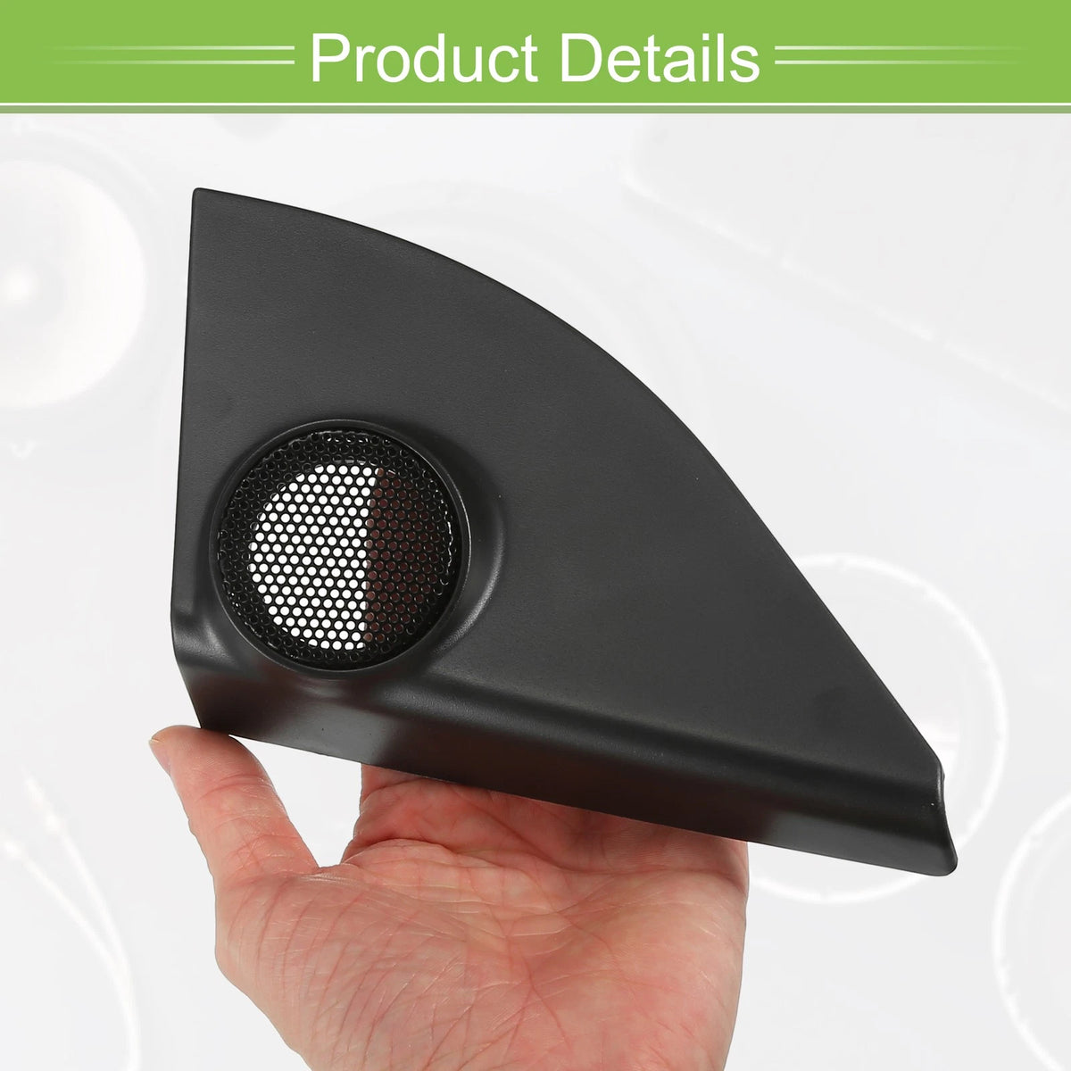 A Pillar Door Tweeter Speaker Cover Trim for Toyota RAV4 (2013-2018) Black