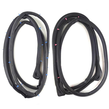 Door Rubber Seal Weatherstrip RL+RR Fits Nissan Almera Latino N17 4D SED 2011-19