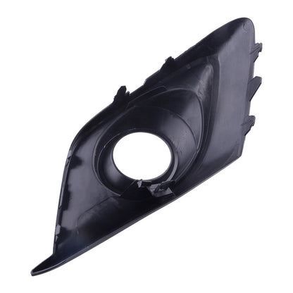 Black 1 x Front Bumper Fog Light Covers for Mazda 3 (2014-2016)
