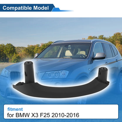 Front Driver Side Inner Door Panel Handle for BMW X3 F25 (2010-2016) Black