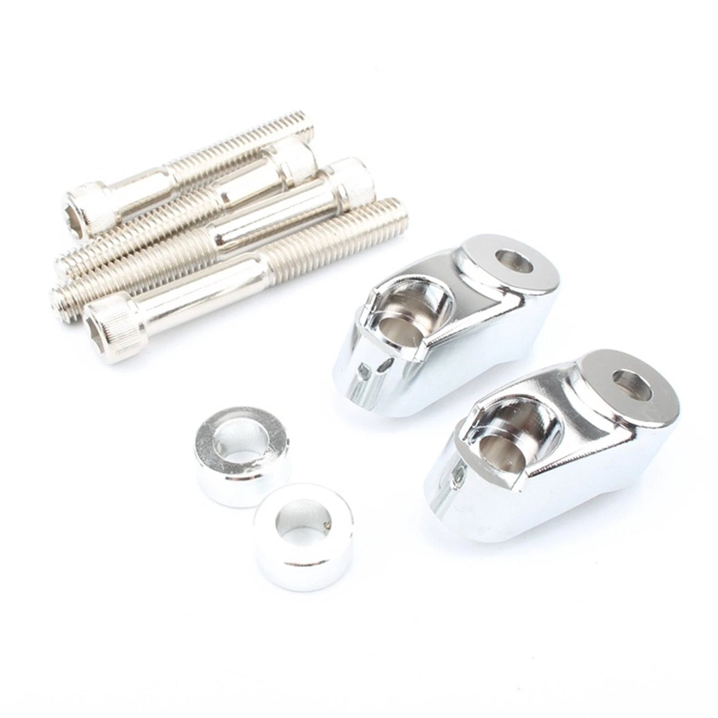39mm 49mm Chrome Front Turn Signal Relocation Kit for Harley Sportster